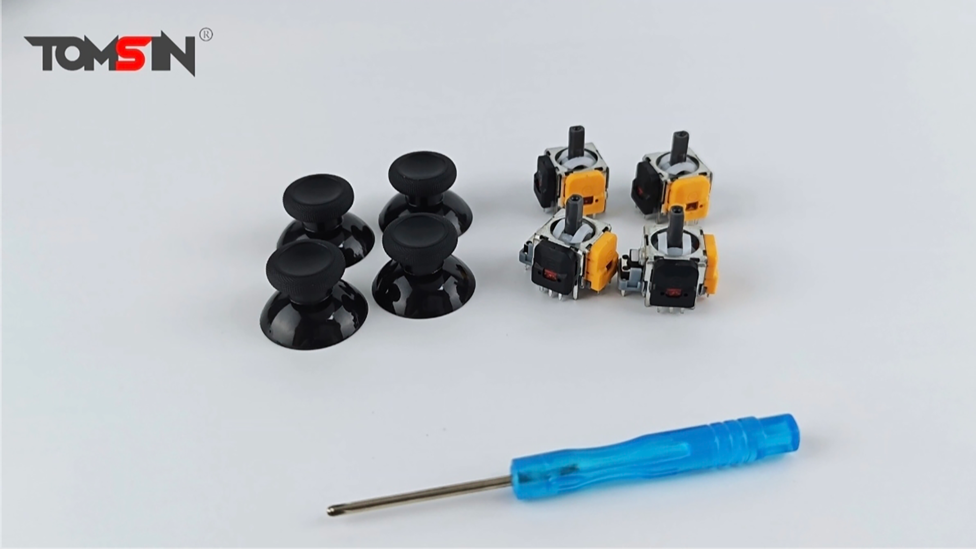 Amazon.com: TOMSIN Joysticks Replacement for PS4 Controller,4 Pack